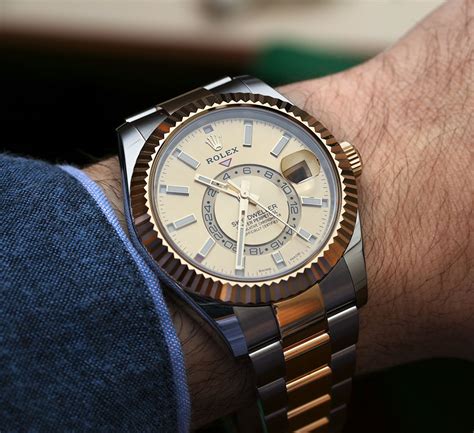 rolex sky dweller steel and gold for sale|Rolex Sky-Dweller review.